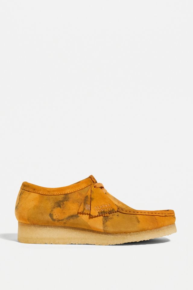 Clarks Originals - Chaussures Wallabee en daim camouflage curcuma #4