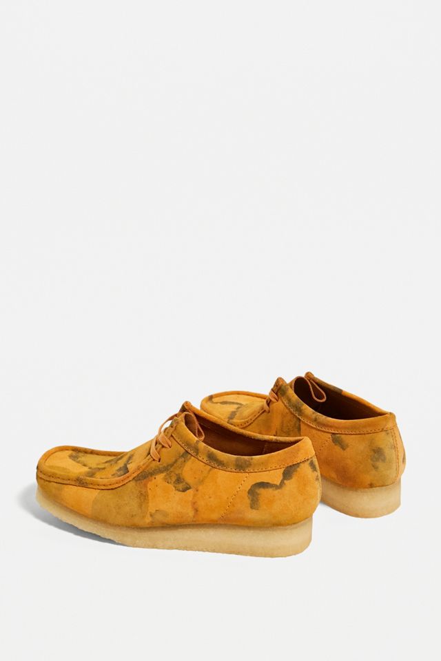 Clarks Originals - Chaussures Wallabee en daim camouflage curcuma #5