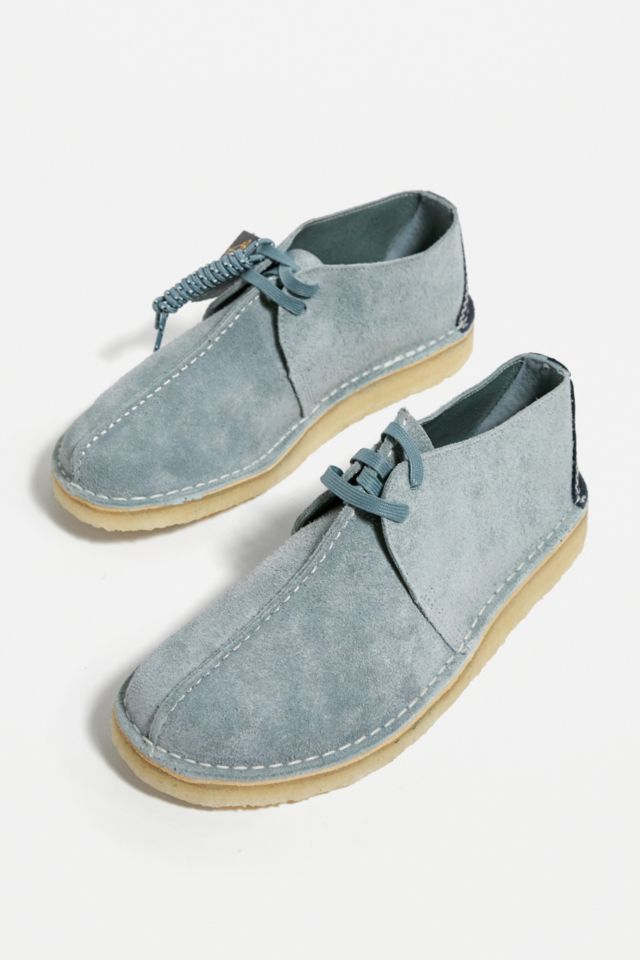 Light blue desert store clarks