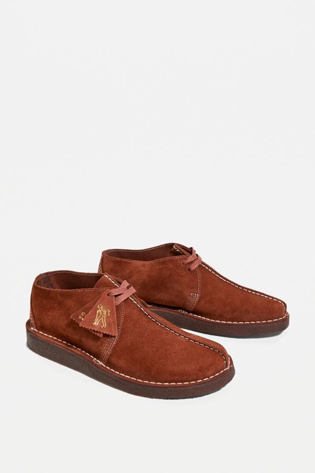Clarks Originals - Bottines chukka en daim bordeaux #2