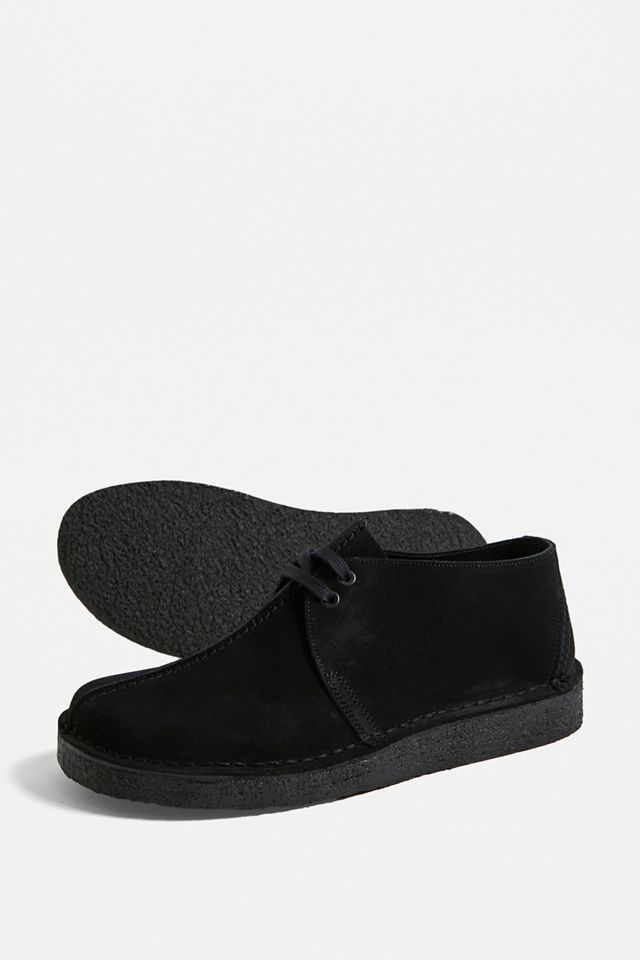 Clarks Originals Black Suede Desert Trek Shoes #3