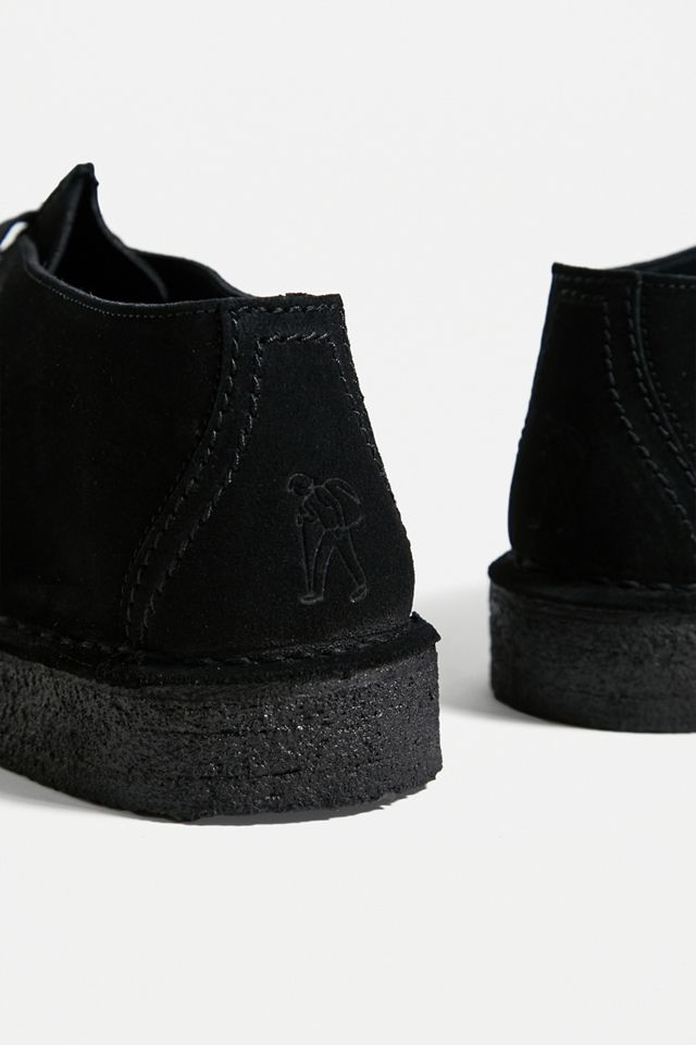Clarks Originals Black Suede Desert Trek Shoes #4