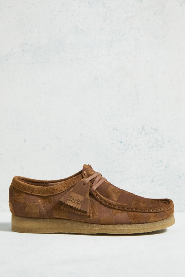 Clarks Originals Wallabee Cola Zapatos de ante a cuadros