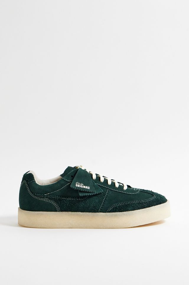 Scarpe Clarks Tor 80 in Pelle Scamosciata Verde Pino #1