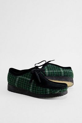 Zapatos Clarks Originals Wallabee de Tweed Harris Verde