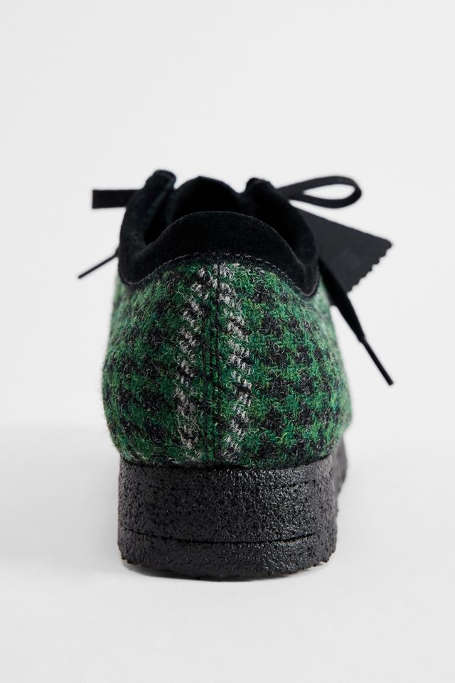 Scarpe Clarks Originals Wallabee in tweed Harris verde #2