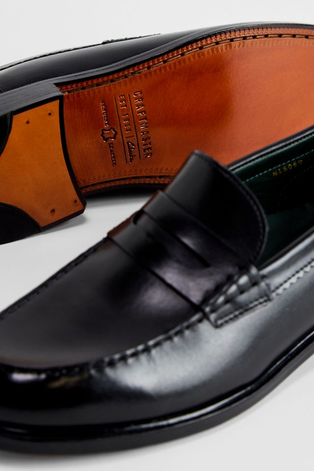 Mocassini in Pelle James Craft Neri Clarks Originals #3