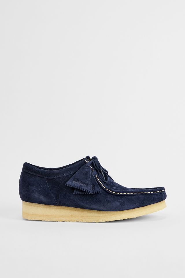 Zapatos de Ante Wallabee Azul Marino Clarks Originals #1