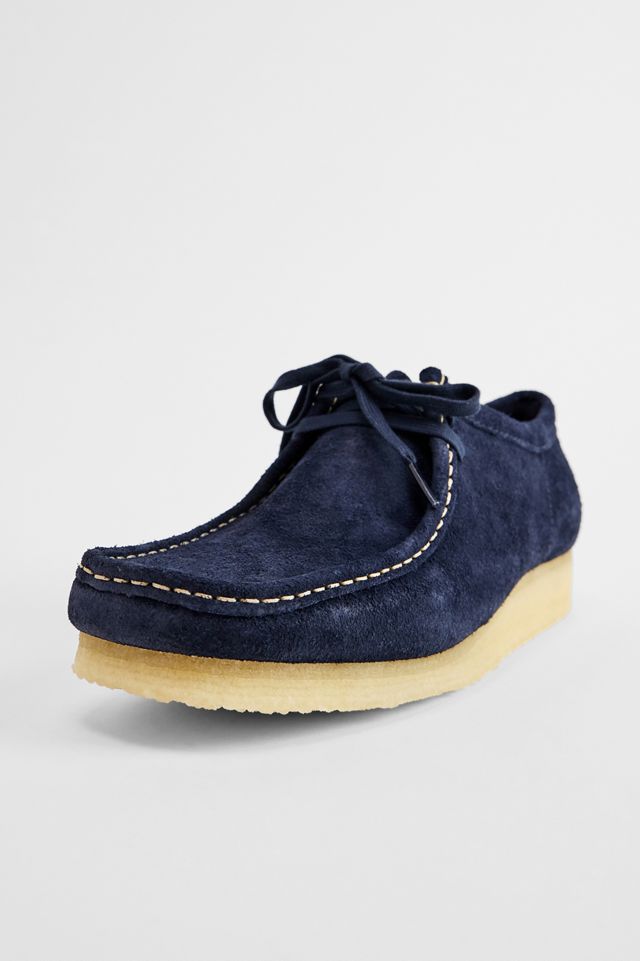 Zapatos de Ante Wallabee Azul Marino Clarks Originals #2