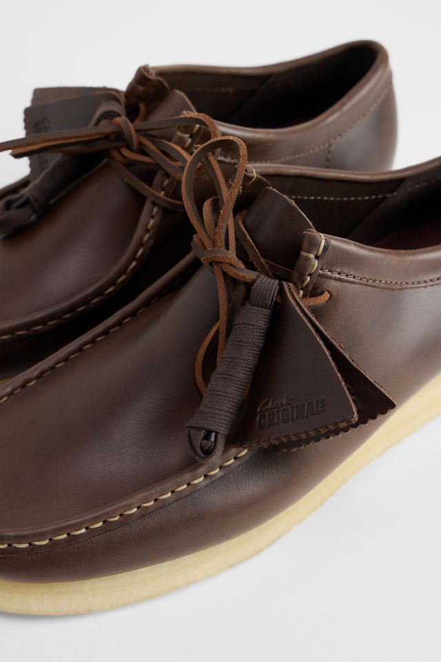 Clarks Originals Scarpe Wallabee in Pelle Marrone #2