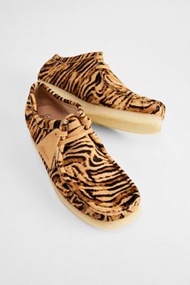 Clarks Originals Tiger Print Wallabee Shoes