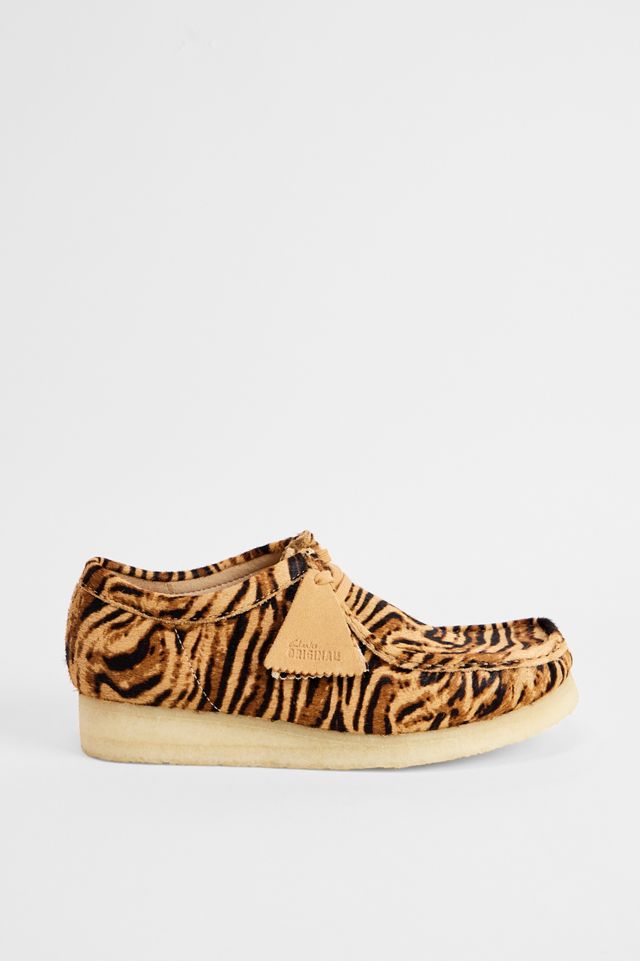 Clarks Originals Tiger Print Wallabee Shoes #1