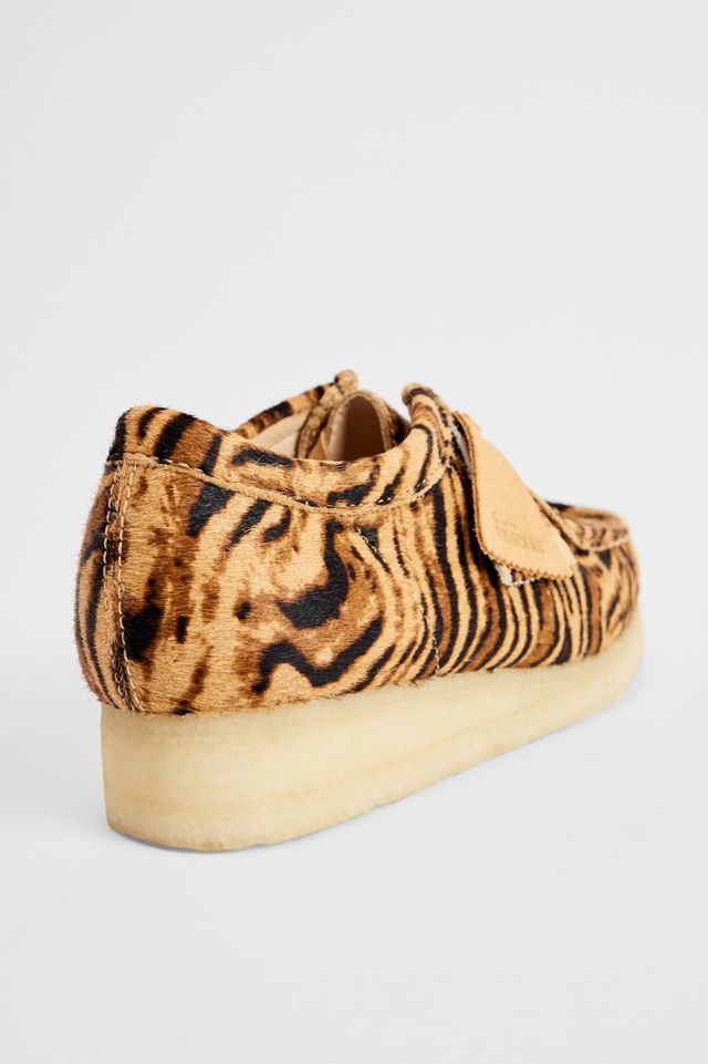 Clarks Originals Tiger Print Wallabee Shoes #3