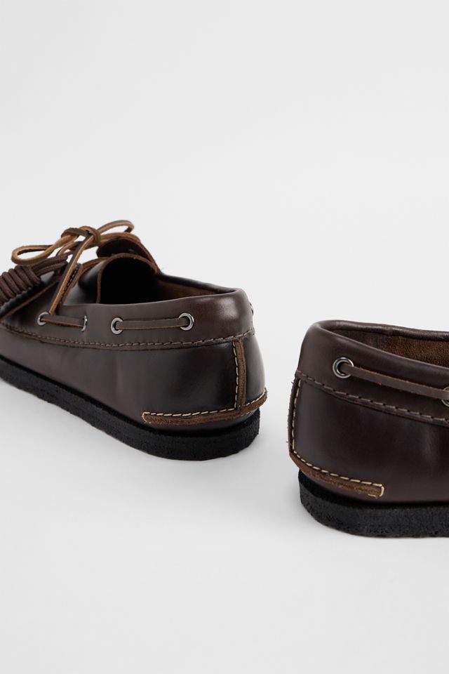 Clarks Originals Brown Godney Leather Boat Shoes #3