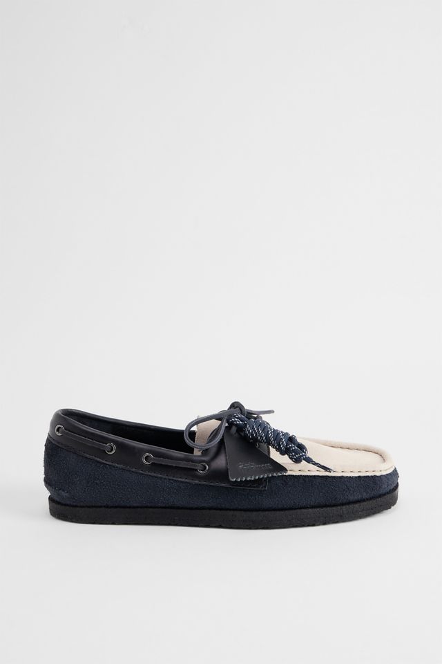 Clarks Originals Navy Godney Boat Shoes #1