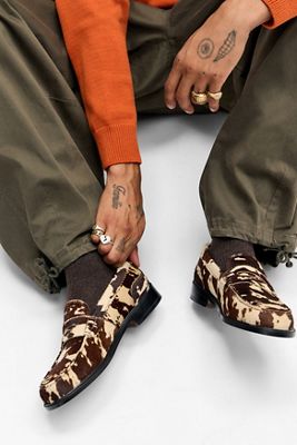 Clarks Originals Brown Cow Craft Loafers