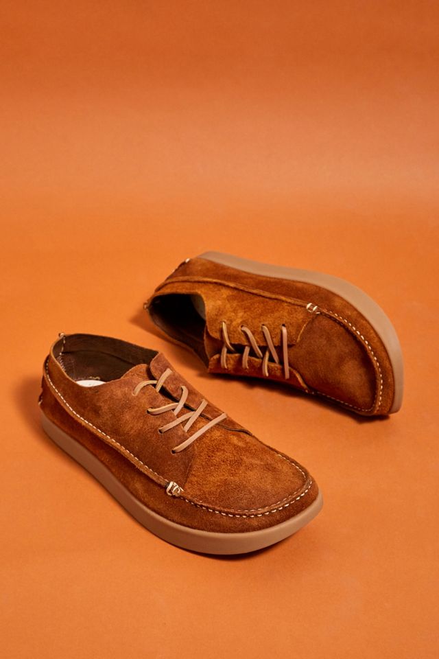 Yogi Chestnut Finn Ii Suede Shoes 