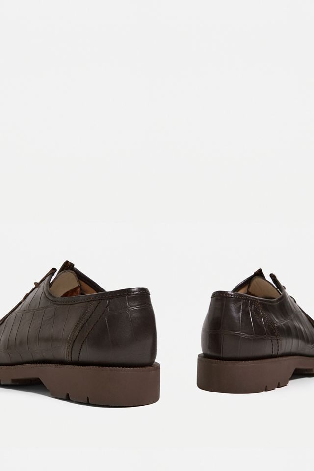 KLEMAN - Chaussures en cuir PADROR imitation croco marron #2