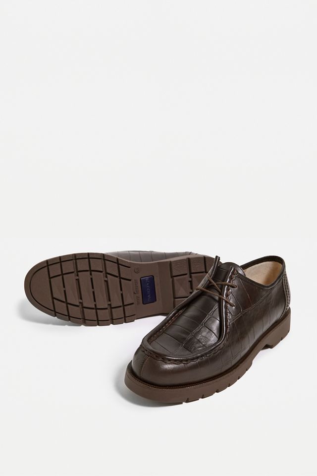 KLEMAN - Chaussures en cuir PADROR imitation croco marron #3