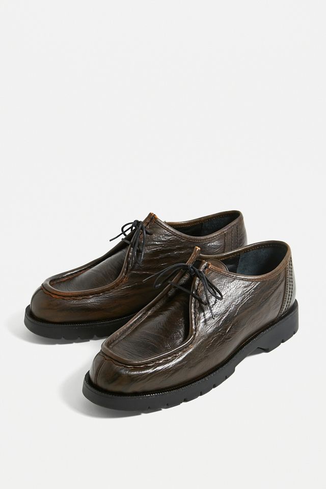 KLEMAN Textured Brown Padror Shoes | Urban Outfitters UK