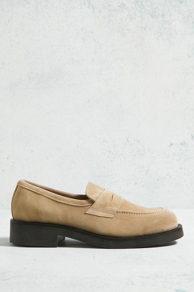 KLEMAN Mocassini Agent in pelle scamosciata beige  #1