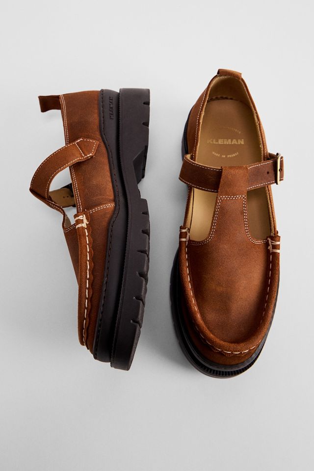 Scarpe Mary Jane KLEMAN Rade Cognac #2