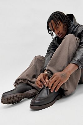 KLEMAN Brown Padror Leather Shoes