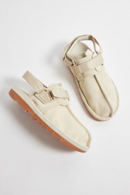 Reebok Beatnik Suede Sandals - Ivory UK 9 at Urban Outfitters