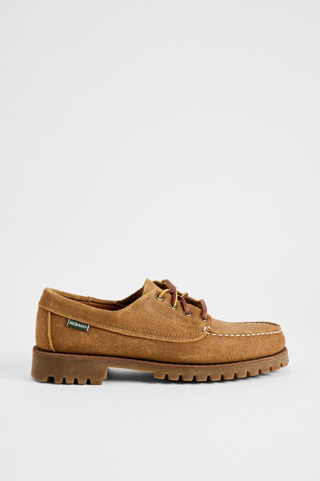 Mocassini Sebago Beige Camel Askook Lug in Camoscio Cerato #2