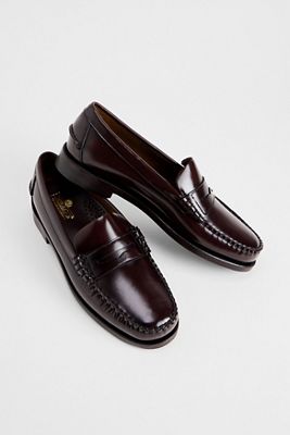 Mocasines Clásicos Dan de Cuero Burdeos Sebago