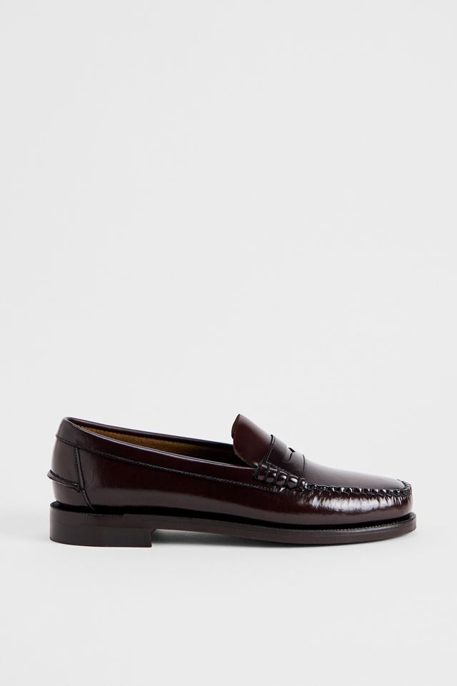 Mocassini Sebago Classic Dan in Pelle Bordeaux #1