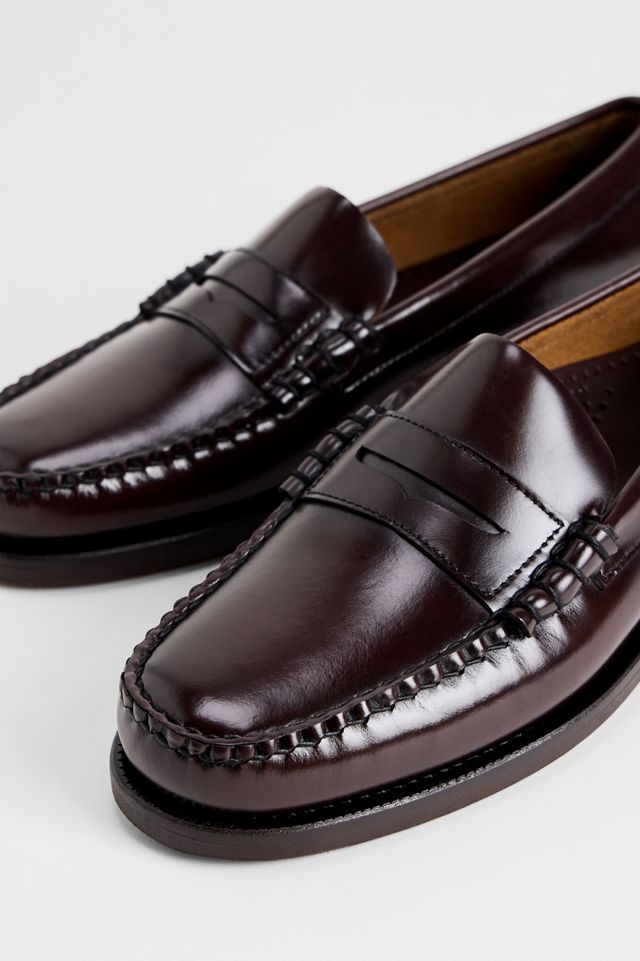 Mocassini Sebago Classic Dan in Pelle Bordeaux #2