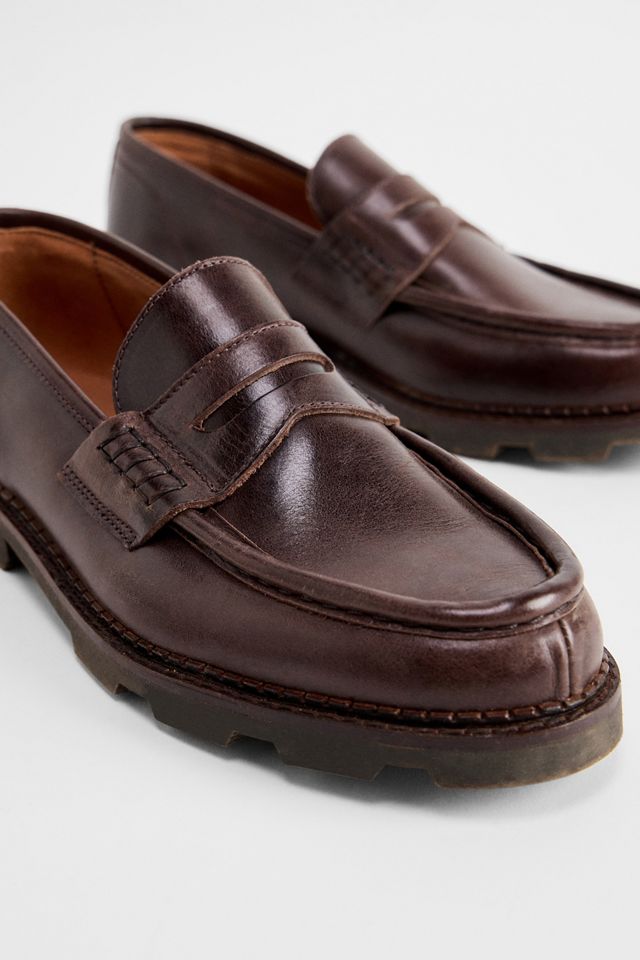 POMPEII Roast Modena Leather Loafers #1