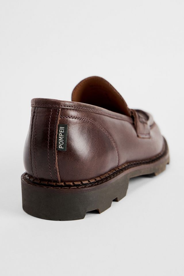 POMPEII Roast Modena Leather Loafers #2