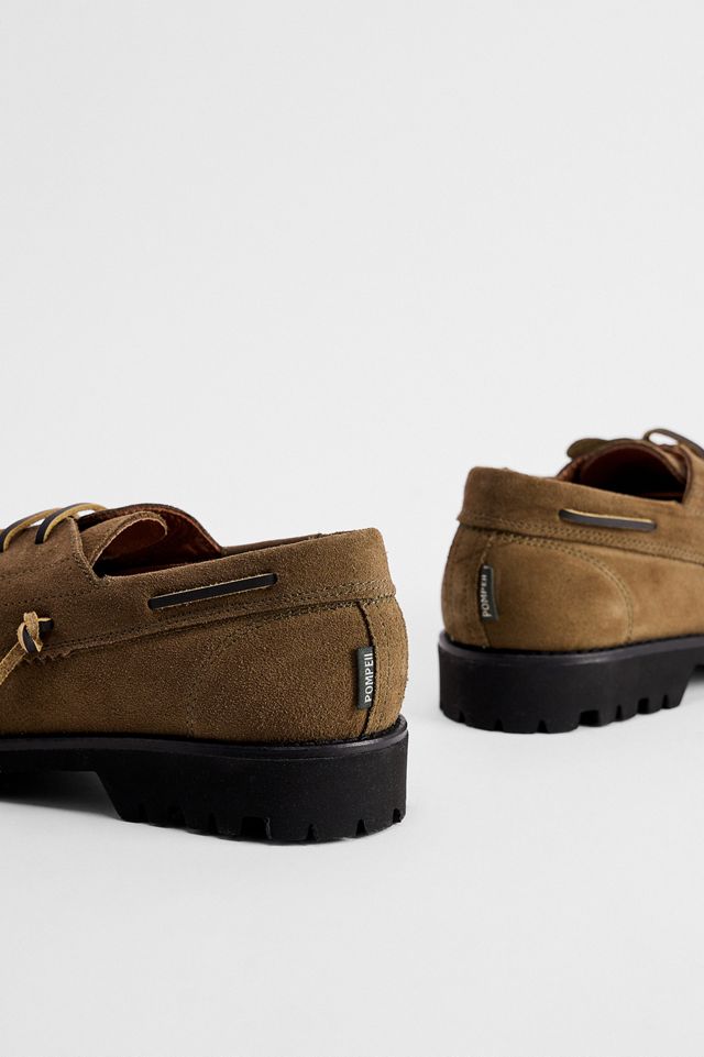 POMPEII Khaki Bristol Suede Loafers #3