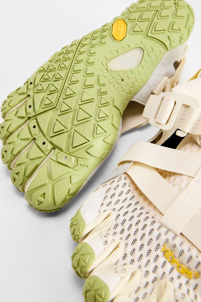 Vibram Ivory & Green FiveFingers Breezandal Shoes #2