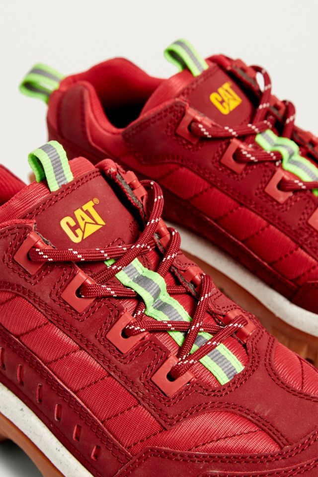 Cat footwear intruder hot sale biking red trainers