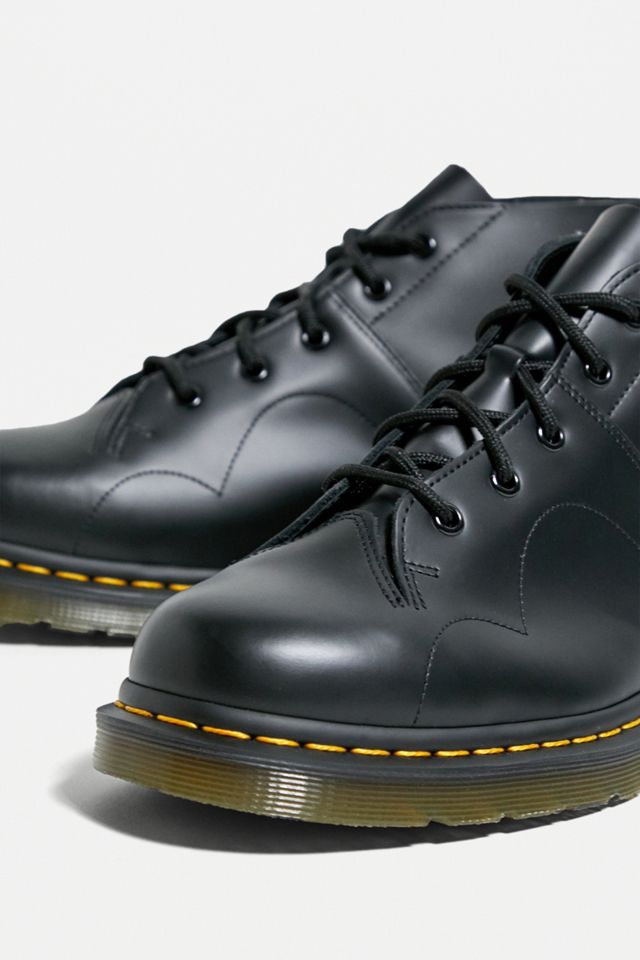 Dr. Martens Church Botas de mono de cuero liso #1