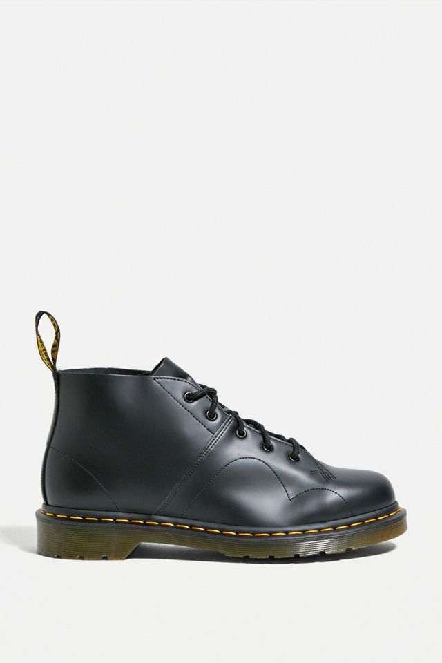 Dr. Martens Church Botas de mono de cuero liso #2