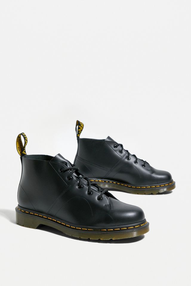 Dr. Martens Church Botas de mono de cuero liso #3