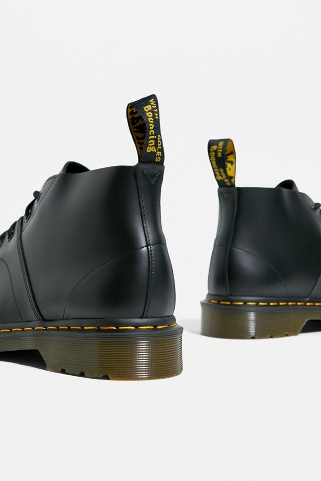 Dr. Martens Church Botas de mono de cuero liso #4