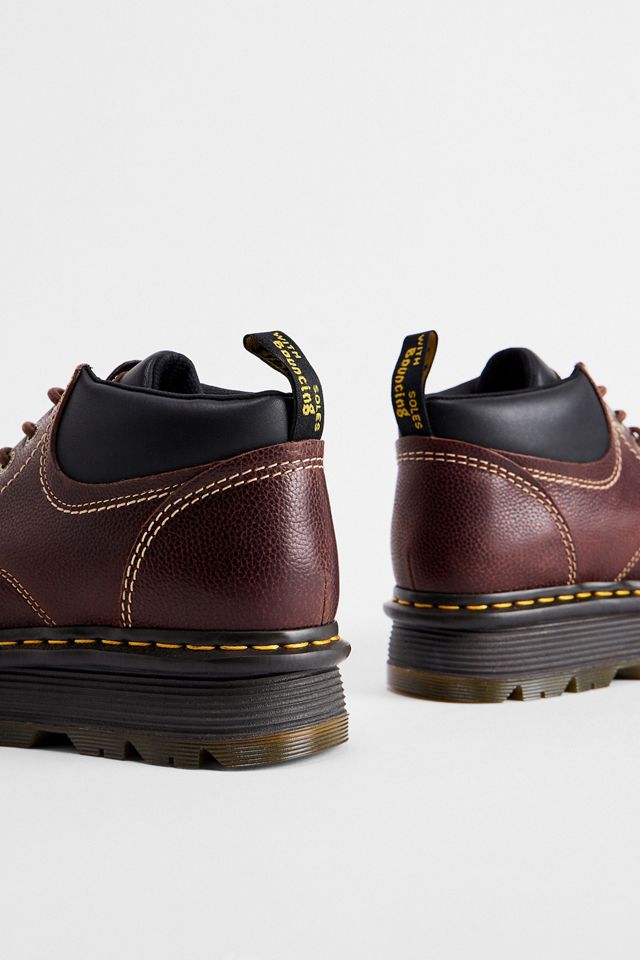 Dr. Martens Brown Zebzag 4-Eye Boots #3