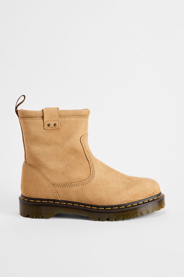 Dr. Martens Tan Anistone Lo Suede Boots #1