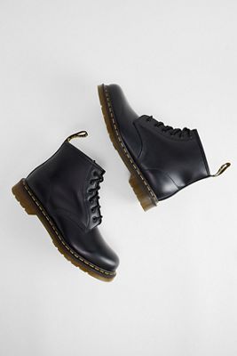 Dr. Martens Black 101 Smooth Leather Ankle Boots