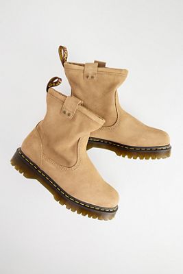 Botas de Motociclista Dr. Martens Savannah Gamuza Annistone Lo Tan