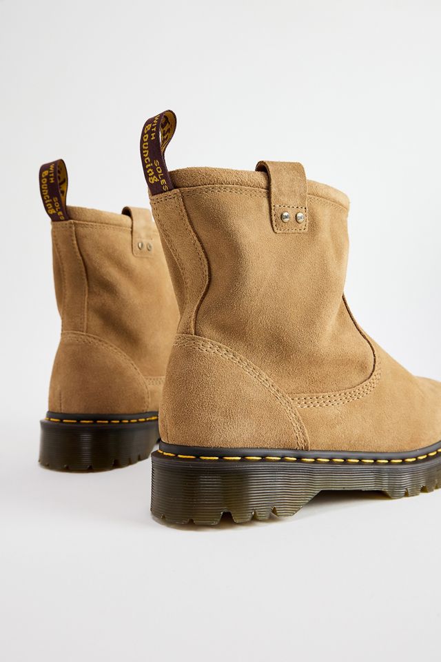 Stivaletti da motociclista scamosciati Dr. Martens Savannah Tan Annistone Lo #1