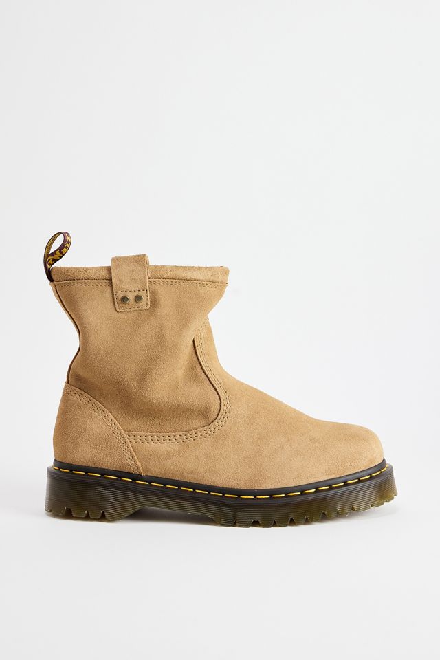 Stivaletti da motociclista scamosciati Dr. Martens Savannah Tan Annistone Lo #2