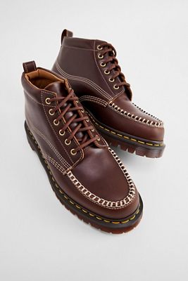 Dr. Martens Butterscotch Lowell Chukka Moc Toe Leather Ankle Boots
