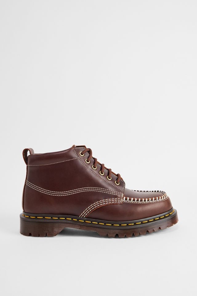 Botas de Tobillo de Cuero con Punta Moc Lowell Butterscotch Dr. Martens #1