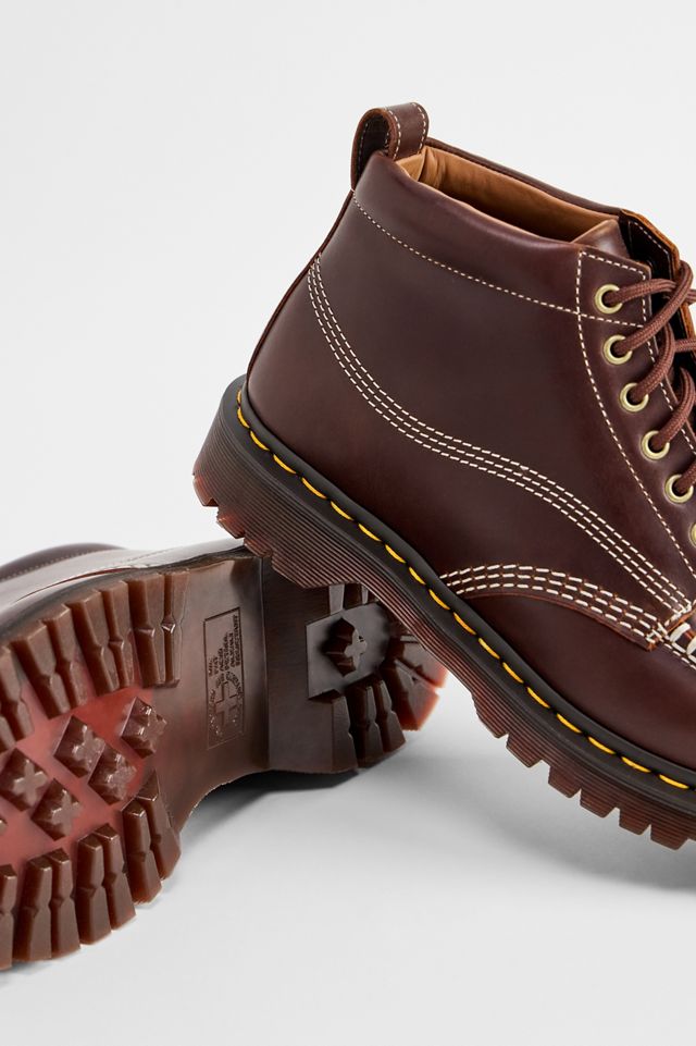 Botas de Tobillo de Cuero con Punta Moc Lowell Butterscotch Dr. Martens #2